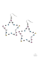 Confetti Craze - White Earring