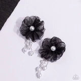 Dripping In Decadence - Black Post Earring