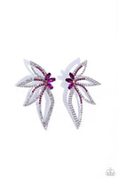 Twinkling Tulip - Pink Post Earrings