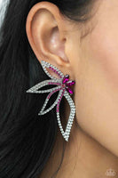 Twinkling Tulip - Pink Post Earrings