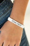 Love Life - White Bracelet