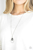 Teardrop Tranquility - Black Necklace