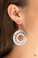 Organically Omega - White Earring