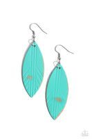 Leather Lounge - Blue Earring