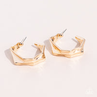 Cutting Edge Couture - Gold Earring