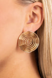 COIL Over - Gold Earring