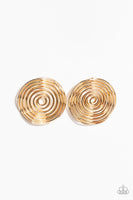 COIL Over - Gold Earring