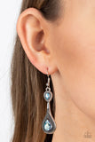 Dazzling Droplets - Blue Earrings