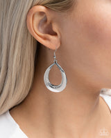 Inner Iridescence - White Earring