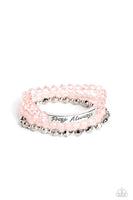 Pray Always - Pink Bracelet