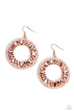 Wall Street Wreaths - Copper Earrings