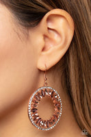 Wall Street Wreaths - Copper Earrings