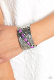 Still FLORAL Stones - Purple Bracelet