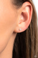 Dainty Details - White Post Earrings