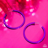 Pop HOOP - Purple Earring