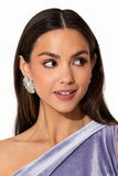 Fancy Fireworks - White Post Earrings