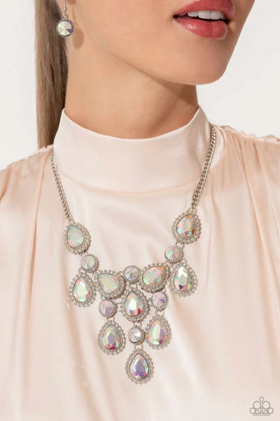 Dripping in Dazzle - Multi Necklace