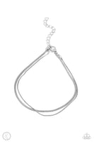 Glistening Gauge - Silver Anklet