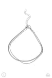 Glistening Gauge - Silver Anklet