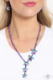 Star-Crossed Sparkle - Purple Necklace