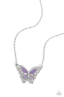 Weekend WINGS - Purple Necklace