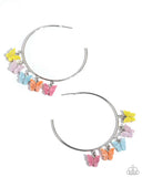 Bemusing Butterflies - Multi Earrings