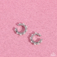 Bubbly Basic - White Earrings