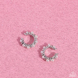 Bubbly Basic - White Earrings