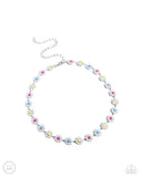 Floral Falsetto - White Necklace