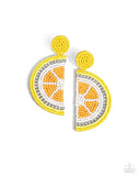 Lemon Leader - Yellow Post Earrings