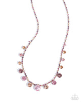 Colorful Countess - Pink Necklace