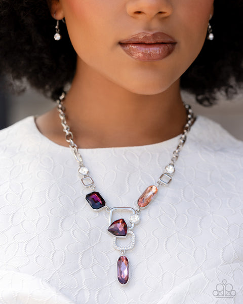 Artistic Elegance - Purple Necklace