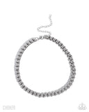 Double Demand - Silver Necklace