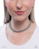Double Demand - Silver Necklace
