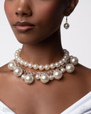 Sophisticated to the Max - White Necklace