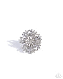 Snowflake Sensation - White Ring