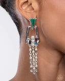 Ravishing Reputation - Green Earring