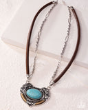 Grounded Gesture - Blue Necklace