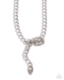 Bold Buckle - Silver Necklace