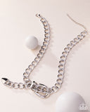 Bold Buckle - Silver Necklace