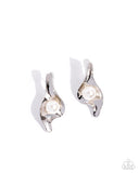 Adorably Audacious - White Earring