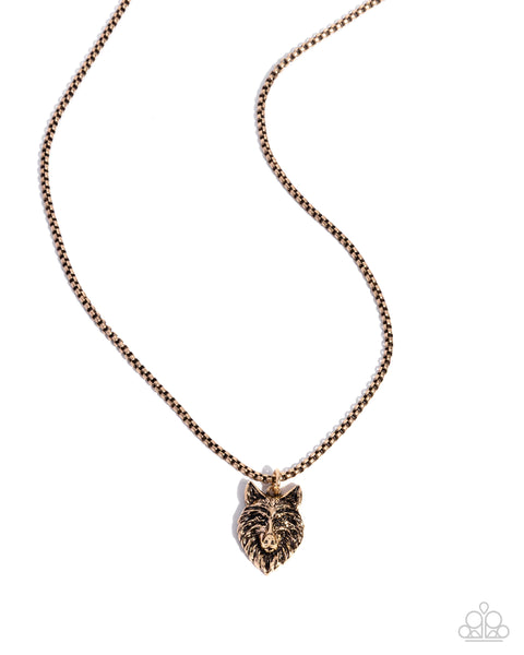 Alphas Call - Gold Necklace