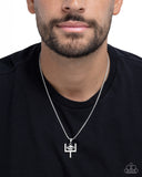 End Zone Edge - Silver Necklace