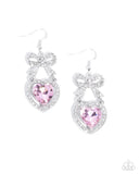 Adorable Allure - Pink Earrings