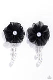 Dripping In Decadence - Black Post Earring