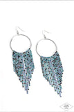 Streamlined Shimmer - Blue Earring