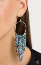 Streamlined Shimmer - Blue Earring