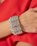 Woven Wardrobe - White Bracelet