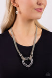 Lead with Your Heart - Silver Necklace