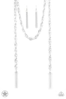 SCARFed for Attention - Silver Necklace